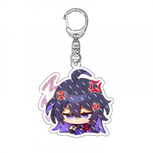 Honkai Acrylic Star Keychain Luocha Yukong Móc Khóa In Theo Yêu Cầu, Chất Liệu Mica Trong Suốt In 2 Mặt , Dày 4mm