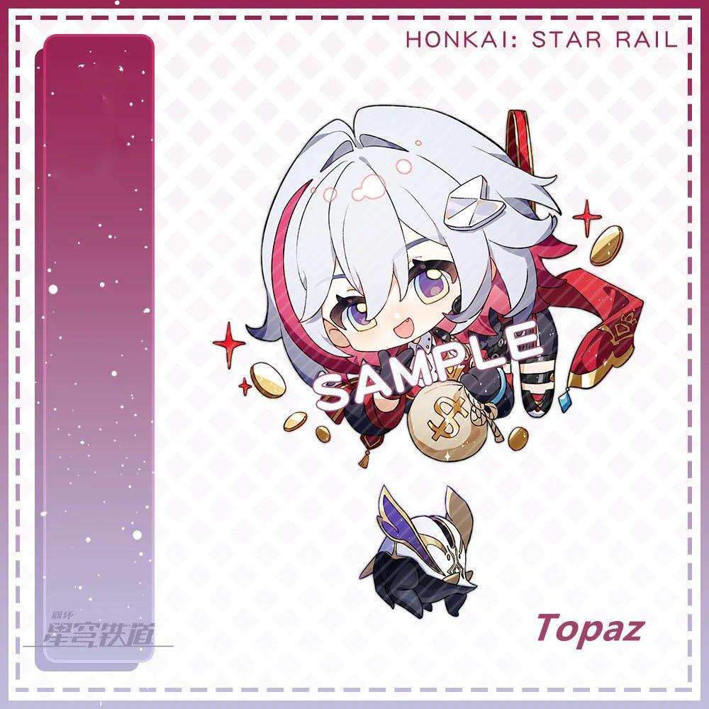 Honkai Game: Star Rail Argenti Hanya Jingliu Imbibitor Lunae Cute Cartoon Keychain Badge Móc Khóa In Theo Yêu Cầu, Chất Liệu Mica Trong Suốt In 2 Mặt , Dày 4mm 2 Honkai Game: Star Rail Argenti Hanya Jingliu Imbibitor Lunae Cute Cartoon Keychain Badge Móc Khóa In Theo Yêu Cầu, Chất Liệu Mica Trong Suốt In 2 Mặt , Dày 4mm - Ảnh 2
