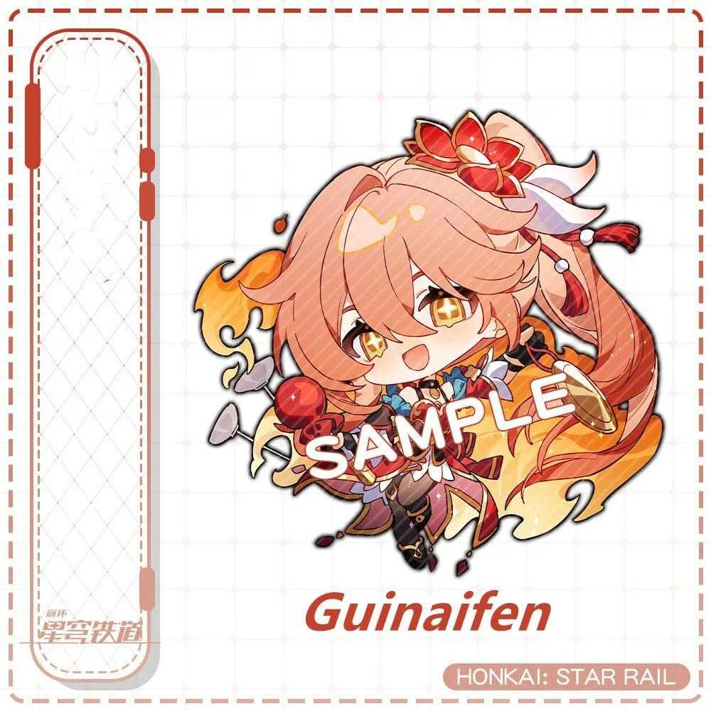 Honkai Game: Star Rail Argenti Hanya Jingliu Imbibitor Lunae Cute Cartoon Keychain Badge Móc Khóa In Theo Yêu Cầu, Chất Liệu Mica Trong Suốt In 2 Mặt , Dày 4mm 4 Honkai Game: Star Rail Argenti Hanya Jingliu Imbibitor Lunae Cute Cartoon Keychain Badge Móc Khóa In Theo Yêu Cầu, Chất Liệu Mica Trong Suốt In 2 Mặt , Dày 4mm - Ảnh 4