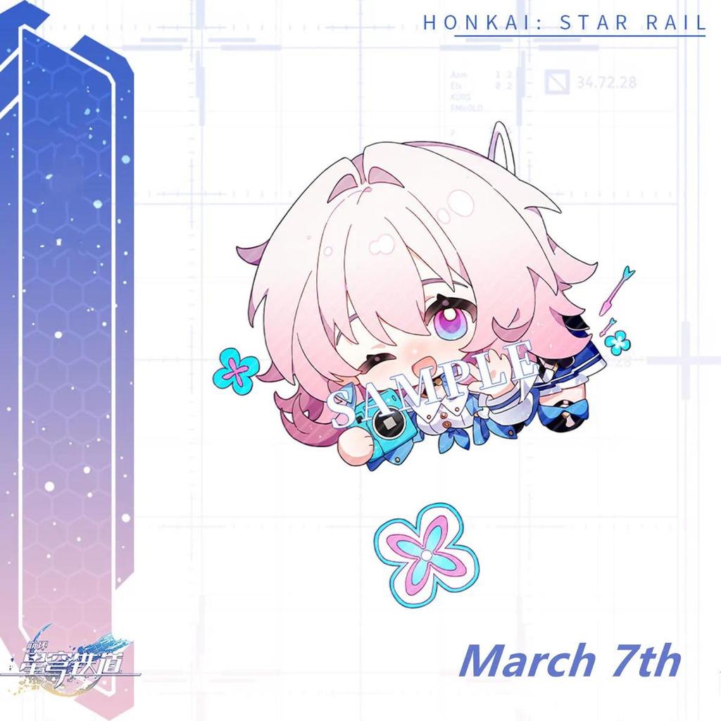 Honkai Game: Star Rail Bronya Kafka Hook Himeko Keychain New Cartoon Anime Cute Mica Backpack Móc Khóa In Theo Yêu Cầu, Chất Liệu Mica Trong Suốt In 2 Mặt , Dày 4mm 38 Honkai Game: Star Rail Bronya Kafka Hook Himeko Keychain New Cartoon Anime Cute Mica Backpack Móc Khóa In Theo Yêu Cầu, Chất Liệu Mica Trong Suốt In 2 Mặt , Dày 4mm - Ảnh 38