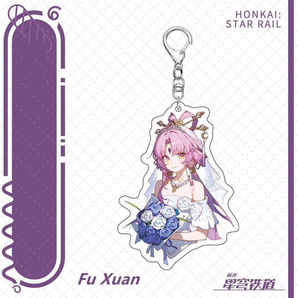 Honkai: Star Rail Kafka Imbibitor Lunae Game Keychain New Pretty Wedding Dress Cute Cartoon Móc Khóa In Theo Yêu Cầu, Chất Liệu Mica Trong Suốt In 2 Mặt , Dày 4mm 2 Honkai: Star Rail Kafka Imbibitor Lunae Game Keychain New Pretty Wedding Dress Cute Cartoon Móc Khóa In Theo Yêu Cầu, Chất Liệu Mica Trong Suốt In 2 Mặt , Dày 4mm - Ảnh 2