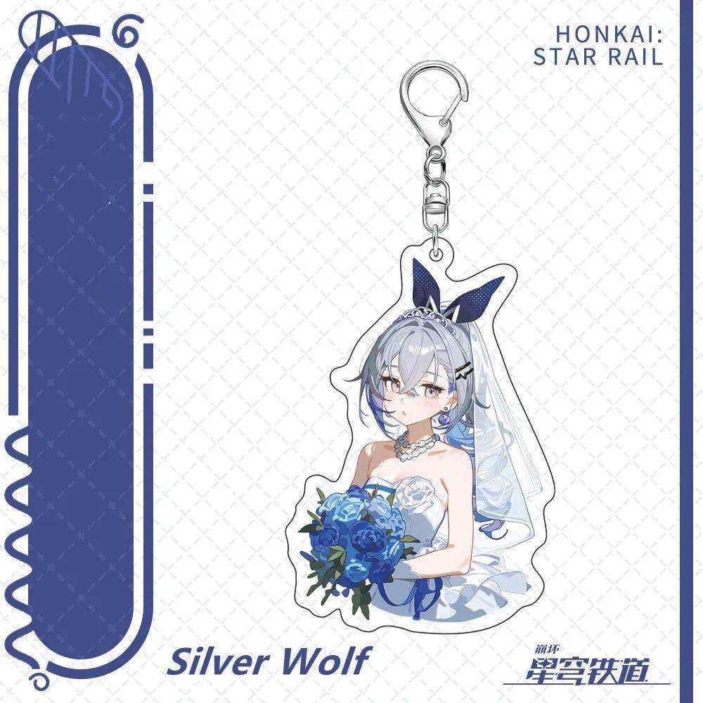 Honkai: Star Rail Kafka Imbibitor Lunae Game Keychain New Pretty Wedding Dress Cute Cartoon Móc Khóa In Theo Yêu Cầu, Chất Liệu Mica Trong Suốt In 2 Mặt , Dày 4mm 8 Honkai: Star Rail Kafka Imbibitor Lunae Game Keychain New Pretty Wedding Dress Cute Cartoon Móc Khóa In Theo Yêu Cầu, Chất Liệu Mica Trong Suốt In 2 Mặt , Dày 4mm - Ảnh 8