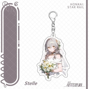 Honkai: Star Rail Kafka Imbibitor Lunae Game Keychain New Pretty Wedding Dress Cute Cartoon Móc Khóa In Theo Yêu Cầu, Chất Liệu Mica Trong Suốt In 2 Mặt , Dày 4mm