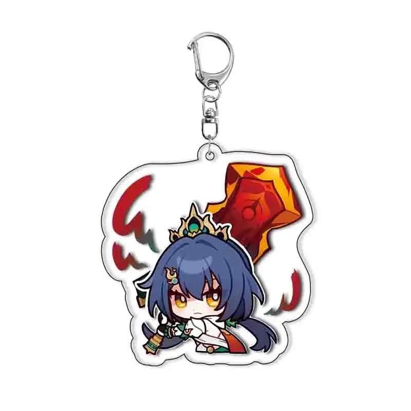 Honkai Star Rail Yunli Anime Keychain Key Chain Ring Mica Car Keyring Girls Boys Firefly Móc Khóa In Theo Yêu Cầu, Chất Liệu Mica Trong Suốt In 2 Mặt , Dày 4mm 11 Honkai Star Rail Yunli Anime Keychain Key Chain Ring Mica Car Keyring Girls Boys Firefly Móc Khóa In Theo Yêu Cầu, Chất Liệu Mica Trong Suốt In 2 Mặt , Dày 4mm - Ảnh 11