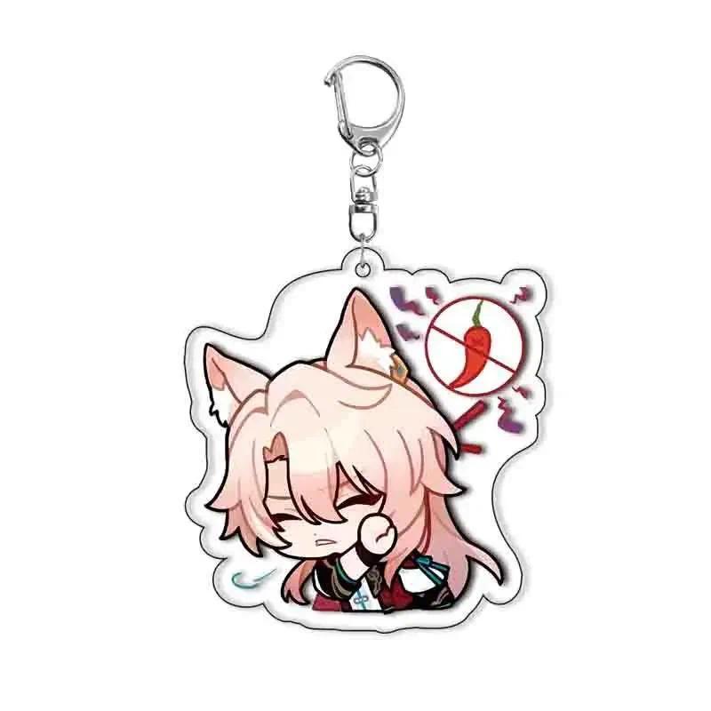 Honkai Star Rail Yunli Anime Keychain Key Chain Ring Mica Car Keyring Girls Boys Firefly Móc Khóa In Theo Yêu Cầu, Chất Liệu Mica Trong Suốt In 2 Mặt , Dày 4mm 15 Honkai Star Rail Yunli Anime Keychain Key Chain Ring Mica Car Keyring Girls Boys Firefly Móc Khóa In Theo Yêu Cầu, Chất Liệu Mica Trong Suốt In 2 Mặt , Dày 4mm - Ảnh 15