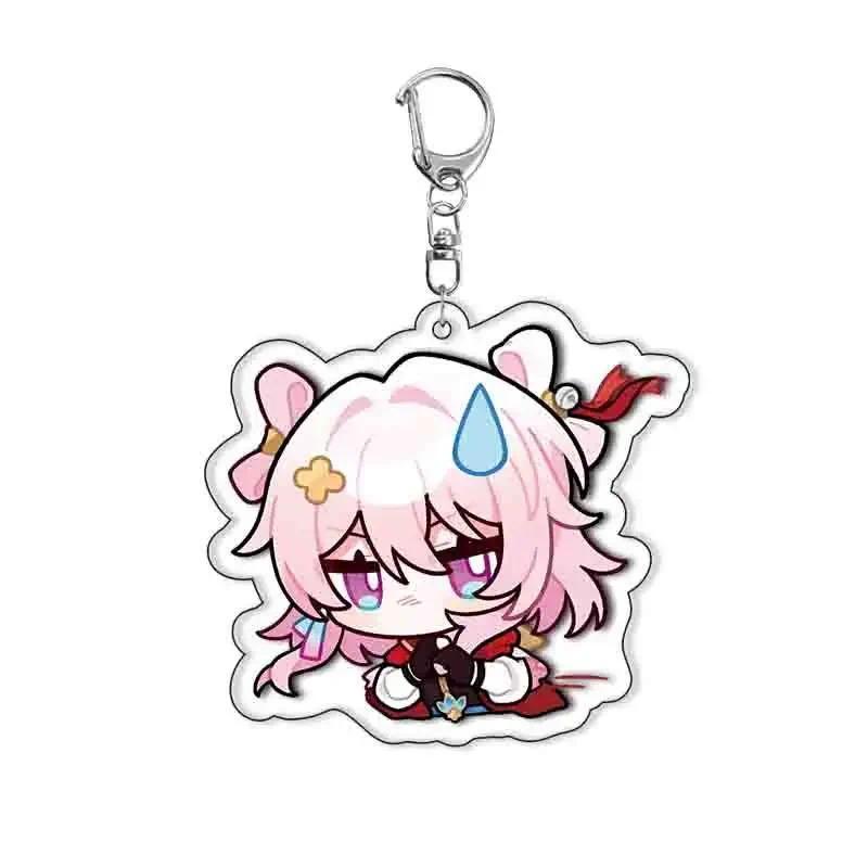 Honkai Star Rail Yunli Anime Keychain Key Chain Ring Mica Car Keyring Girls Boys Firefly Móc Khóa In Theo Yêu Cầu, Chất Liệu Mica Trong Suốt In 2 Mặt , Dày 4mm 17 Honkai Star Rail Yunli Anime Keychain Key Chain Ring Mica Car Keyring Girls Boys Firefly Móc Khóa In Theo Yêu Cầu, Chất Liệu Mica Trong Suốt In 2 Mặt , Dày 4mm - Ảnh 17