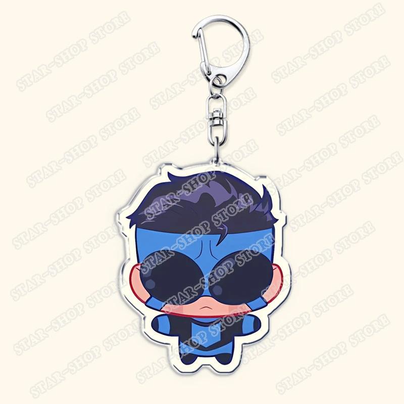 Hot Adult Animated Superhero Chibi Keychains For Women Accessories Bag Omni Man Key Chain Móc Khóa In Theo Yêu Cầu, Chất Liệu Mica Trong Suốt In 2 Mặt , Dày 4mm 2 Hot Adult Animated Superhero Chibi Keychains For Women Accessories Bag Omni Man Key Chain Móc Khóa In Theo Yêu Cầu, Chất Liệu Mica Trong Suốt In 2 Mặt , Dày 4mm - Ảnh 2