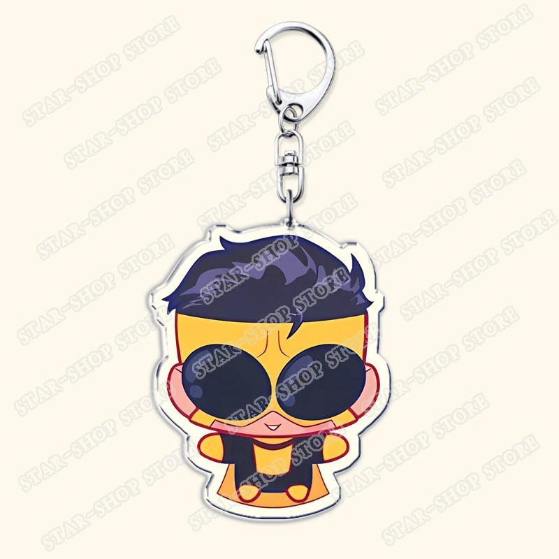 Hot Adult Animated Superhero Chibi Keychains For Women Accessories Bag Omni Man Key Chain Móc Khóa In Theo Yêu Cầu, Chất Liệu Mica Trong Suốt In 2 Mặt , Dày 4mm 4 Hot Adult Animated Superhero Chibi Keychains For Women Accessories Bag Omni Man Key Chain Móc Khóa In Theo Yêu Cầu, Chất Liệu Mica Trong Suốt In 2 Mặt , Dày 4mm - Ảnh 4