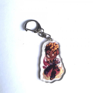 Hot Anime Game Keychain Valorant Cartoon Character Ornament Micas Bag Keyring Jewlery Móc Khóa In Theo Yêu Cầu, Chất Liệu Mica Trong Suốt In 2 Mặt , Dày 4mm