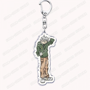 Hot Anime Keychains For Women Accessories Bag Maka Albarn Death The Kid Manga Key Chain Móc Khóa In Theo Yêu Cầu, Chất Liệu Mica Trong Suốt In 2 Mặt , Dày 4mm