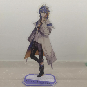 Hot Anime Nijisanji Rainbow Society Vtuber Figures Lace Zotto Aster Arcadia Cosplay Acrylic Móc Khóa In Theo Yêu Cầu, Chất Liệu Mica Trong Suốt In 2 Mặt , Dày 4mm