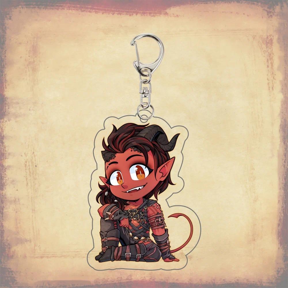 Hot Game Baldur's Gate Vampire Astarion Karlach Lazel Gale Bg3 Mica Keychain For Womens Bag Móc Khóa In Theo Yêu Cầu, Chất Liệu Mica Trong Suốt In 2 Mặt , Dày 4mm 2 Hot Game Baldur's Gate Vampire Astarion Karlach Lazel Gale Bg3 Mica Keychain For Womens Bag Móc Khóa In Theo Yêu Cầu, Chất Liệu Mica Trong Suốt In 2 Mặt , Dày 4mm - Ảnh 2