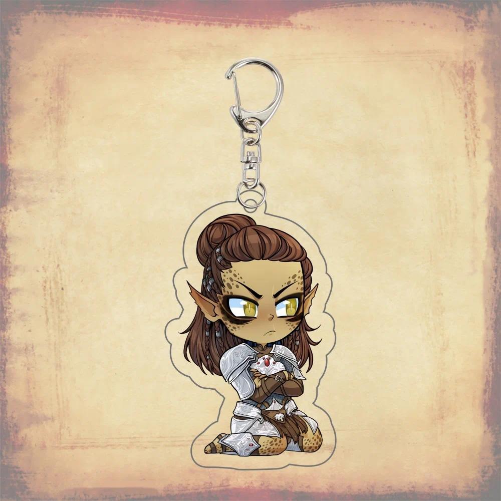 Hot Game Baldur's Gate Vampire Astarion Karlach Lazel Gale Bg3 Mica Keychain For Womens Bag Móc Khóa In Theo Yêu Cầu, Chất Liệu Mica Trong Suốt In 2 Mặt , Dày 4mm 4 Hot Game Baldur's Gate Vampire Astarion Karlach Lazel Gale Bg3 Mica Keychain For Womens Bag Móc Khóa In Theo Yêu Cầu, Chất Liệu Mica Trong Suốt In 2 Mặt , Dày 4mm - Ảnh 4