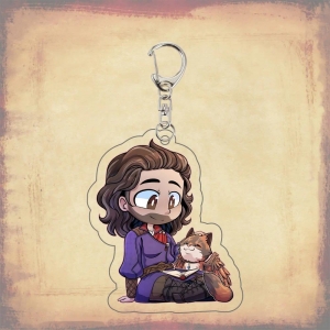 Hot Game Baldur's Gate Vampire Astarion Karlach Lazel Gale Bg3 Mica Keychain For Womens Bag Móc Khóa In Theo Yêu Cầu, Chất Liệu Mica Trong Suốt In 2 Mặt , Dày 4mm