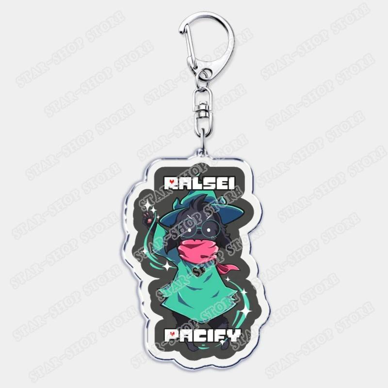 Hot Game Deltarune Keychains For Accessories Ralsei Kris Susie Spamton Undertale Angel Móc Khóa In Theo Yêu Cầu, Chất Liệu Mica Trong Suốt In 2 Mặt , Dày 4mm 2 Hot Game Deltarune Keychains For Accessories Ralsei Kris Susie Spamton Undertale Angel Móc Khóa In Theo Yêu Cầu, Chất Liệu Mica Trong Suốt In 2 Mặt , Dày 4mm - Ảnh 2