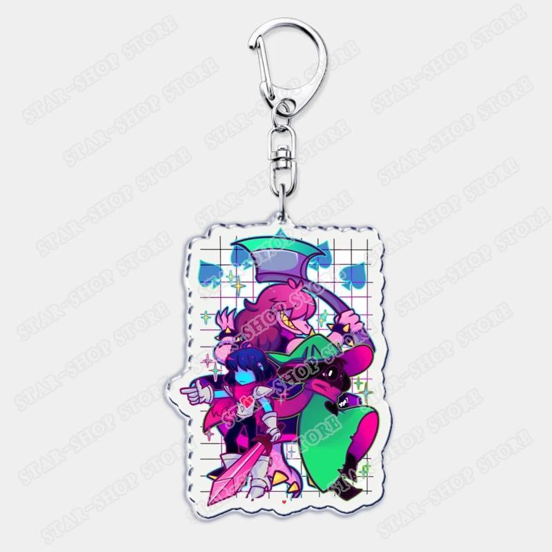 Hot Game Deltarune Keychains For Accessories Ralsei Kris Susie Spamton Undertale Angel Móc Khóa In Theo Yêu Cầu, Chất Liệu Mica Trong Suốt In 2 Mặt , Dày 4mm 4 Hot Game Deltarune Keychains For Accessories Ralsei Kris Susie Spamton Undertale Angel Móc Khóa In Theo Yêu Cầu, Chất Liệu Mica Trong Suốt In 2 Mặt , Dày 4mm - Ảnh 4