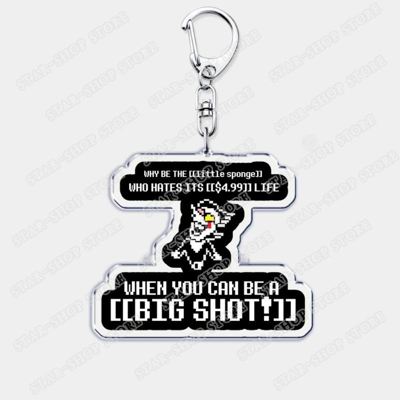 Hot Game Deltarune Keychains For Accessories Ralsei Kris Susie Spamton Undertale Angel Móc Khóa In Theo Yêu Cầu, Chất Liệu Mica Trong Suốt In 2 Mặt , Dày 4mm 9 Hot Game Deltarune Keychains For Accessories Ralsei Kris Susie Spamton Undertale Angel Móc Khóa In Theo Yêu Cầu, Chất Liệu Mica Trong Suốt In 2 Mặt , Dày 4mm - Ảnh 9