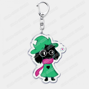 Hot Game Deltarune Keychains For Accessories Ralsei Kris Susie Spamton Undertale Angel Móc Khóa In Theo Yêu Cầu, Chất Liệu Mica Trong Suốt In 2 Mặt , Dày 4mm