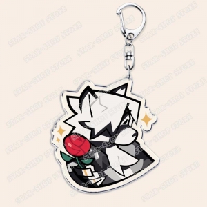 Hot Game Zenless Zone Zero Anby Demara Billy Kid Key Chain Ring Móc Khóa In Theo Yêu Cầu, Chất Liệu Mica Trong Suốt In 2 Mặt , Dày 4mm