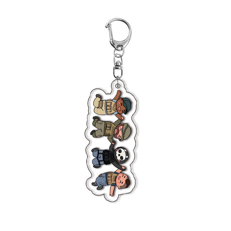 Hot Military Game Ghost Chibis Keychains For Accessories Cod Soldier Soap Simon Riley Keyring Móc Khóa In Theo Yêu Cầu, Chất Liệu Mica Trong Suốt In 2 Mặt , Dày 4mm 4 Hot Military Game Ghost Chibis Keychains For Accessories Cod Soldier Soap Simon Riley Keyring Móc Khóa In Theo Yêu Cầu, Chất Liệu Mica Trong Suốt In 2 Mặt , Dày 4mm - Ảnh 4