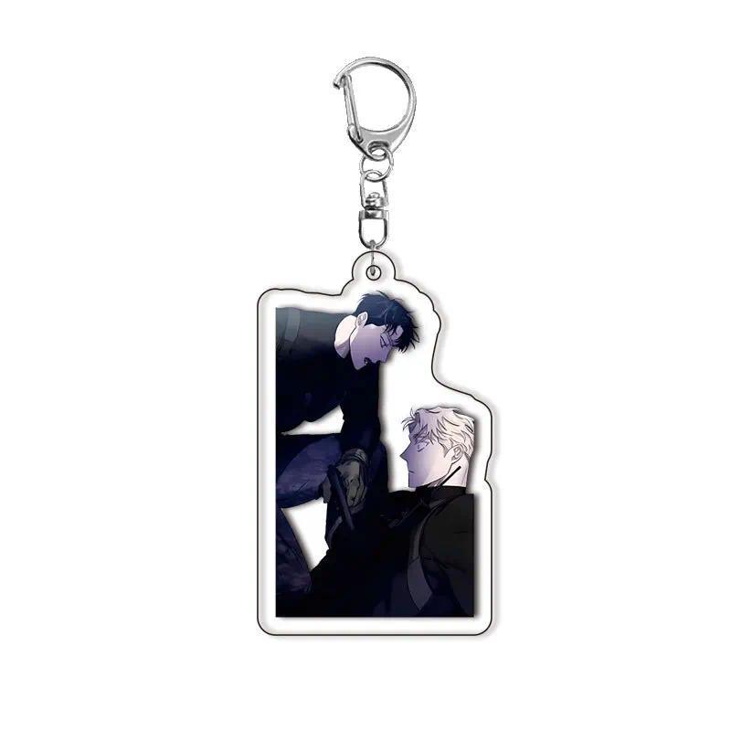 Hot Rose And Champagne Anime Keychain Acrylic Fashion Women Men Backpack Charm Car Key Móc Khóa In Theo Yêu Cầu, Chất Liệu Mica Trong Suốt In 2 Mặt , Dày 4mm 5 Hot Rose And Champagne Anime Keychain Acrylic Fashion Women Men Backpack Charm Car Key Móc Khóa In Theo Yêu Cầu, Chất Liệu Mica Trong Suốt In 2 Mặt , Dày 4mm - Ảnh 5