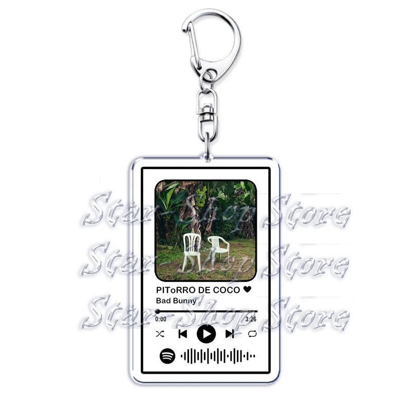 Hot Spanish Singer Reggaeton Music Keychains For Women Accessories Bag El Clúb Dtmf Playlist Móc Khóa In Theo Yêu Cầu, Chất Liệu Mica Trong Suốt In 2 Mặt , Dày 4mm 13 Hot Spanish Singer Reggaeton Music Keychains For Women Accessories Bag El Clúb Dtmf Playlist Móc Khóa In Theo Yêu Cầu, Chất Liệu Mica Trong Suốt In 2 Mặt , Dày 4mm - Ảnh 13
