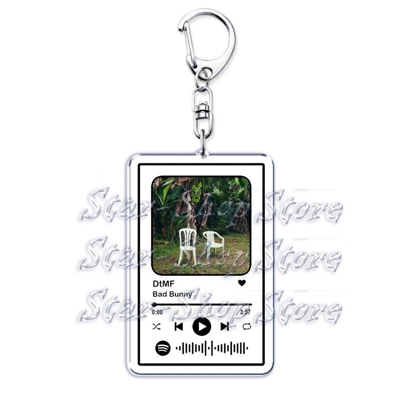 Hot Spanish Singer Reggaeton Music Keychains For Women Accessories Bag El Clúb Dtmf Playlist Móc Khóa In Theo Yêu Cầu, Chất Liệu Mica Trong Suốt In 2 Mặt , Dày 4mm 14 Hot Spanish Singer Reggaeton Music Keychains For Women Accessories Bag El Clúb Dtmf Playlist Móc Khóa In Theo Yêu Cầu, Chất Liệu Mica Trong Suốt In 2 Mặt , Dày 4mm - Ảnh 14