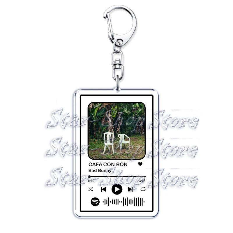 Hot Spanish Singer Reggaeton Music Keychains For Women Accessories Bag El Clúb Dtmf Playlist Móc Khóa In Theo Yêu Cầu, Chất Liệu Mica Trong Suốt In 2 Mặt , Dày 4mm 15 Hot Spanish Singer Reggaeton Music Keychains For Women Accessories Bag El Clúb Dtmf Playlist Móc Khóa In Theo Yêu Cầu, Chất Liệu Mica Trong Suốt In 2 Mặt , Dày 4mm - Ảnh 15
