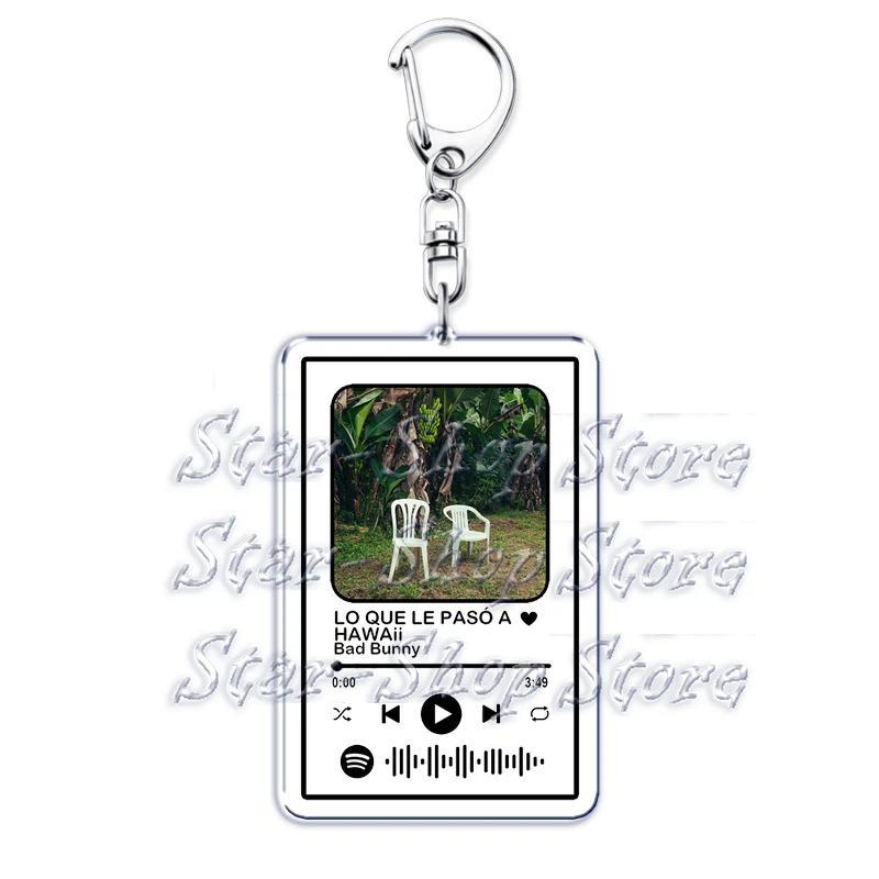 Hot Spanish Singer Reggaeton Music Keychains For Women Accessories Bag El Clúb Dtmf Playlist Móc Khóa In Theo Yêu Cầu, Chất Liệu Mica Trong Suốt In 2 Mặt , Dày 4mm 3 Hot Spanish Singer Reggaeton Music Keychains For Women Accessories Bag El Clúb Dtmf Playlist Móc Khóa In Theo Yêu Cầu, Chất Liệu Mica Trong Suốt In 2 Mặt , Dày 4mm - Ảnh 3