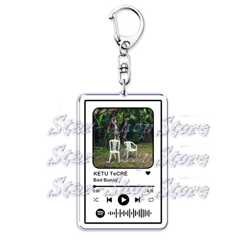 Hot Spanish Singer Reggaeton Music Keychains For Women Accessories Bag El Clúb Dtmf Playlist Móc Khóa In Theo Yêu Cầu, Chất Liệu Mica Trong Suốt In 2 Mặt , Dày 4mm 6 Hot Spanish Singer Reggaeton Music Keychains For Women Accessories Bag El Clúb Dtmf Playlist Móc Khóa In Theo Yêu Cầu, Chất Liệu Mica Trong Suốt In 2 Mặt , Dày 4mm - Ảnh 6