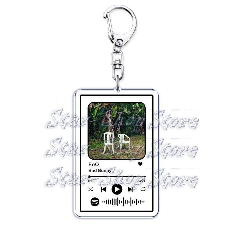 Hot Spanish Singer Reggaeton Music Keychains For Women Accessories Bag El Clúb Dtmf Playlist Móc Khóa In Theo Yêu Cầu, Chất Liệu Mica Trong Suốt In 2 Mặt , Dày 4mm 7 Hot Spanish Singer Reggaeton Music Keychains For Women Accessories Bag El Clúb Dtmf Playlist Móc Khóa In Theo Yêu Cầu, Chất Liệu Mica Trong Suốt In 2 Mặt , Dày 4mm - Ảnh 7