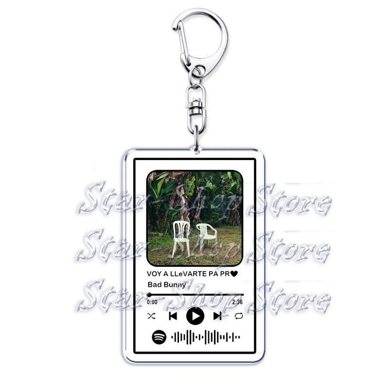 Hot Spanish Singer Reggaeton Music Keychains For Women Accessories Bag El Clúb Dtmf Playlist Móc Khóa In Theo Yêu Cầu, Chất Liệu Mica Trong Suốt In 2 Mặt , Dày 4mm 10 Hot Spanish Singer Reggaeton Music Keychains For Women Accessories Bag El Clúb Dtmf Playlist Móc Khóa In Theo Yêu Cầu, Chất Liệu Mica Trong Suốt In 2 Mặt , Dày 4mm - Ảnh 10