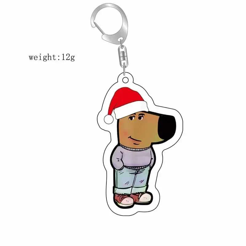 Humirous Just A Chill Guy Girls Dog Meme Keyrings For Bag Key Chain Ring Jewelry Christmas Móc Khóa In Theo Yêu Cầu, Chất Liệu Mica Trong Suốt In 2 Mặt , Dày 4mm 2 Humirous Just A Chill Guy Girls Dog Meme Keyrings For Bag Key Chain Ring Jewelry Christmas Móc Khóa In Theo Yêu Cầu, Chất Liệu Mica Trong Suốt In 2 Mặt , Dày 4mm - Ảnh 2
