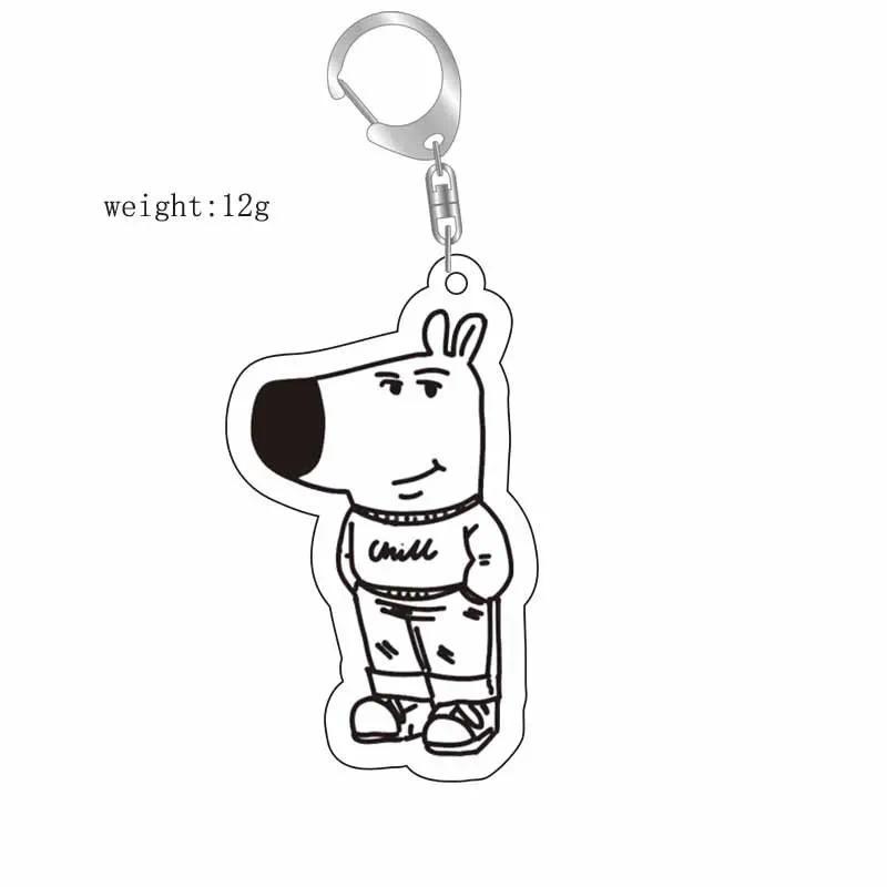 Humirous Just A Chill Guy Girls Dog Meme Keyrings For Bag Key Chain Ring Jewelry Christmas Móc Khóa In Theo Yêu Cầu, Chất Liệu Mica Trong Suốt In 2 Mặt , Dày 4mm 14 Humirous Just A Chill Guy Girls Dog Meme Keyrings For Bag Key Chain Ring Jewelry Christmas Móc Khóa In Theo Yêu Cầu, Chất Liệu Mica Trong Suốt In 2 Mặt , Dày 4mm - Ảnh 14