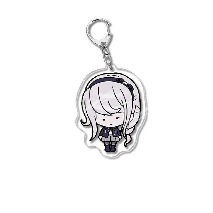 Hundred Line Last Defense Academy Anime Keychain Girls Key Chain Bag Charms Q Version Móc Khóa In Theo Yêu Cầu, Chất Liệu Mica Trong Suốt In 2 Mặt , Dày 4mm 2 Hundred Line Last Defense Academy Anime Keychain Girls Key Chain Bag Charms Q Version Móc Khóa In Theo Yêu Cầu, Chất Liệu Mica Trong Suốt In 2 Mặt , Dày 4mm - Ảnh 2