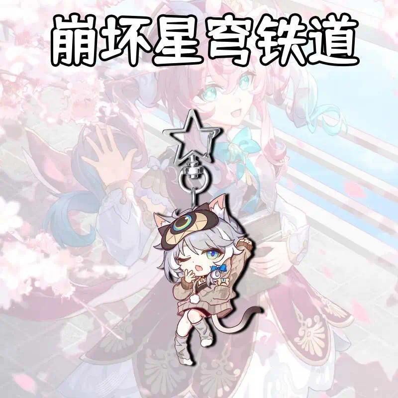 Hyacine Anime Keychain Women Acrylic Keychain Man Honkai Star Rail Keychain Ornament Móc Khóa In Theo Yêu Cầu, Chất Liệu Mica Trong Suốt In 2 Mặt , Dày 4mm 2 Hyacine Anime Keychain Women Acrylic Keychain Man Honkai Star Rail Keychain Ornament Móc Khóa In Theo Yêu Cầu, Chất Liệu Mica Trong Suốt In 2 Mặt , Dày 4mm - Ảnh 2