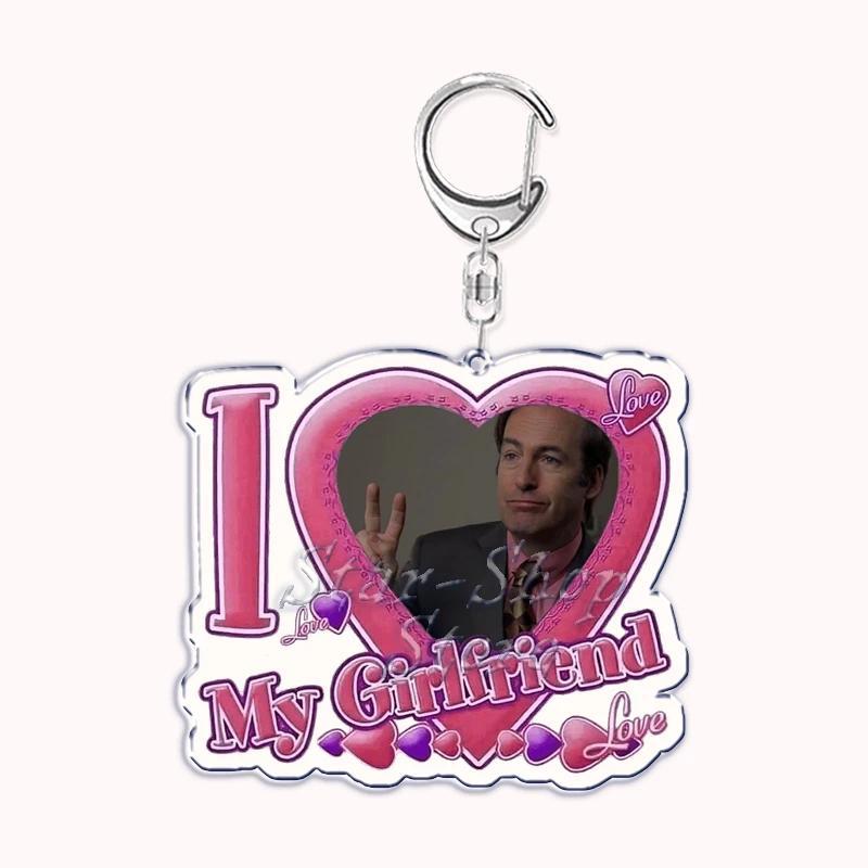 I Love My Boyfriend Girlfriend Heart Keychain For Women Accessories Leon Ghost Bf Gf Key Móc Khóa In Theo Yêu Cầu, Chất Liệu Mica Trong Suốt In 2 Mặt , Dày 4mm 3 I Love My Boyfriend Girlfriend Heart Keychain For Women Accessories Leon Ghost Bf Gf Key Móc Khóa In Theo Yêu Cầu, Chất Liệu Mica Trong Suốt In 2 Mặt , Dày 4mm - Ảnh 3
