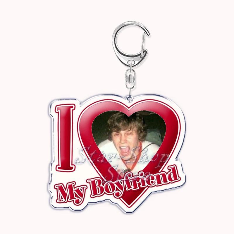 I Love My Boyfriend Girlfriend Heart Keychain For Women Accessories Leon Ghost Bf Gf Key Móc Khóa In Theo Yêu Cầu, Chất Liệu Mica Trong Suốt In 2 Mặt , Dày 4mm 4 I Love My Boyfriend Girlfriend Heart Keychain For Women Accessories Leon Ghost Bf Gf Key Móc Khóa In Theo Yêu Cầu, Chất Liệu Mica Trong Suốt In 2 Mặt , Dày 4mm - Ảnh 4