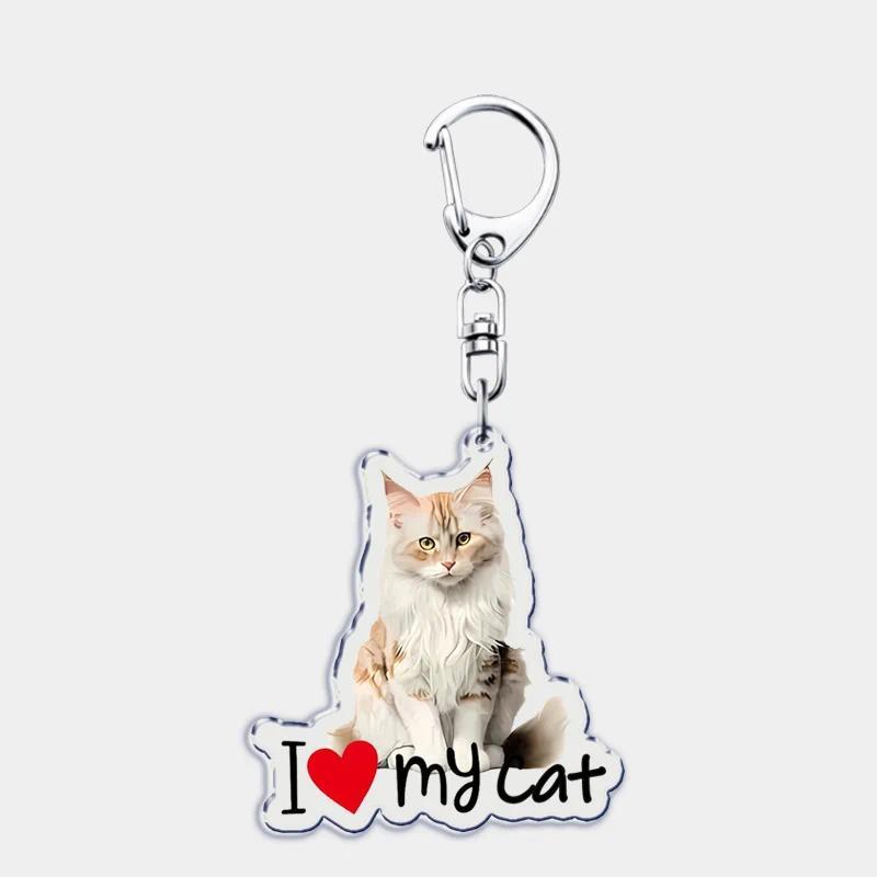 I Love My Cat Mica Keychain For Accessories Bag Cute Black Maine Coon Cat Keychain Ring Móc Khóa In Theo Yêu Cầu, Chất Liệu Mica Trong Suốt In 2 Mặt , Dày 4mm 34 I Love My Cat Mica Keychain For Accessories Bag Cute Black Maine Coon Cat Keychain Ring Móc Khóa In Theo Yêu Cầu, Chất Liệu Mica Trong Suốt In 2 Mặt , Dày 4mm - Ảnh 34