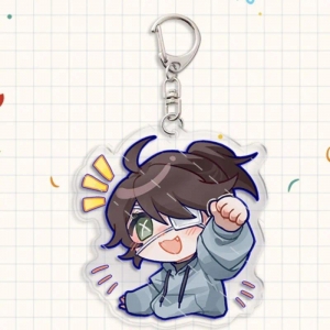 Identity Oph Acrylic Fun Keychain Friends Mica Keyring Creative Keychain Q Version Animation Móc Khóa In Theo Yêu Cầu, Chất Liệu Mica Trong Suốt In 2 Mặt , Dày 4mm