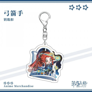 Identity V Cowboy Kevin Gardener Emma Mica Keychain Woman Cute Cartoon Bag Decoration Key Móc Khóa In Theo Yêu Cầu, Chất Liệu Mica Trong Suốt In 2 Mặt , Dày 4mm