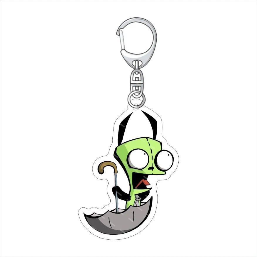 Invader Zimm Cartoon Anime Baby Keychain Friends Bag Hanging Accessories Souvenir Keychain Móc Khóa In Theo Yêu Cầu, Chất Liệu Mica Trong Suốt In 2 Mặt , Dày 4mm 2 Invader Zimm Cartoon Anime Baby Keychain Friends Bag Hanging Accessories Souvenir Keychain Móc Khóa In Theo Yêu Cầu, Chất Liệu Mica Trong Suốt In 2 Mặt , Dày 4mm - Ảnh 2