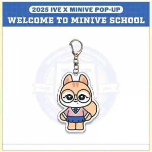 Ive Acrylic Keychainjang Wonyoung Lee Hyunseo Minive Pop-up Store Campus Toon Gaeul Character Móc Khóa In Theo Yêu Cầu, Chất Liệu Mica Trong Suốt In 2 Mặt , Dày 4mm