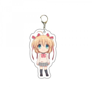 Japan Anime Clannad Family Acrylic Keychain Decorative Hook Characters Ornament Accessories Móc Khóa In Theo Yêu Cầu, Chất Liệu Mica Trong Suốt In 2 Mặt , Dày 4mm