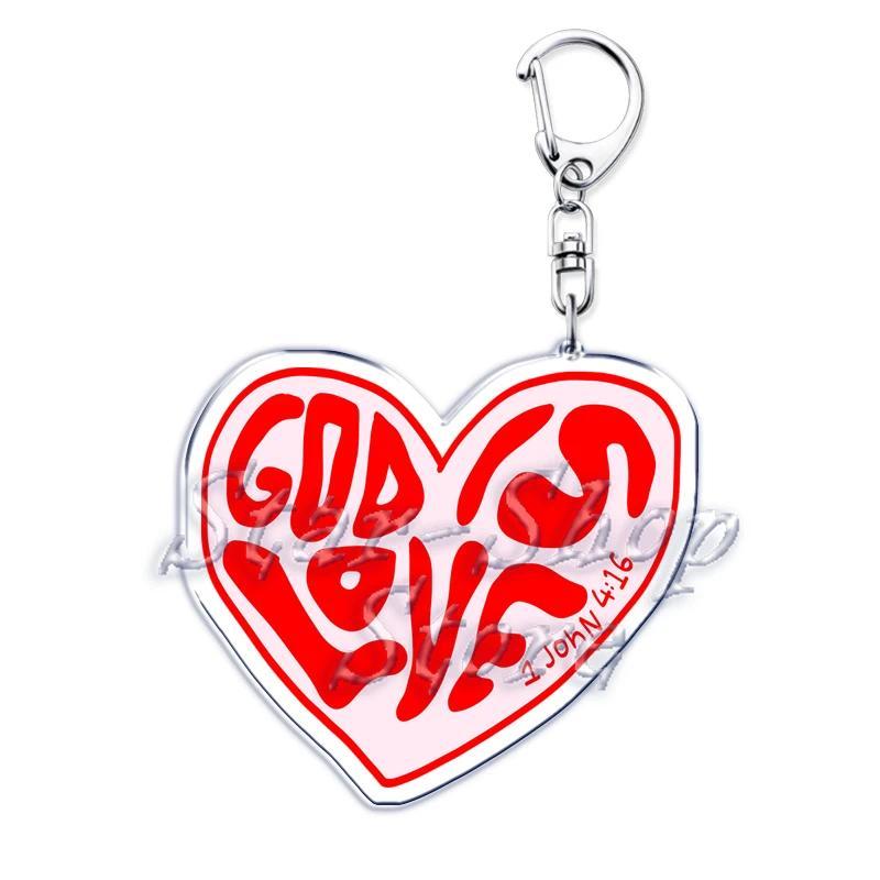 Jesus Loves You Letter Keychains Christian God Bible Quote Keyring Pendant Key Chain Jewelry Móc Khóa In Theo Yêu Cầu, Chất Liệu Mica Trong Suốt In 2 Mặt , Dày 4mm 19 Jesus Loves You Letter Keychains Christian God Bible Quote Keyring Pendant Key Chain Jewelry Móc Khóa In Theo Yêu Cầu, Chất Liệu Mica Trong Suốt In 2 Mặt , Dày 4mm - Ảnh 19