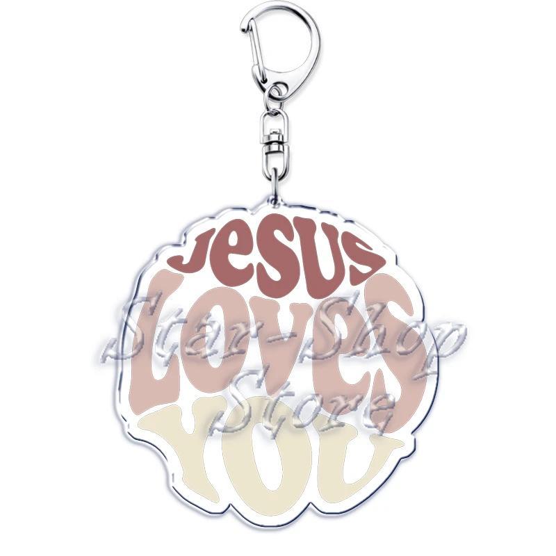 Jesus Loves You Letter Keychains Christian God Bible Quote Keyring Pendant Key Chain Jewelry Móc Khóa In Theo Yêu Cầu, Chất Liệu Mica Trong Suốt In 2 Mặt , Dày 4mm 23 Jesus Loves You Letter Keychains Christian God Bible Quote Keyring Pendant Key Chain Jewelry Móc Khóa In Theo Yêu Cầu, Chất Liệu Mica Trong Suốt In 2 Mặt , Dày 4mm - Ảnh 23