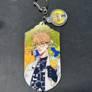 Jian Yi Zhan 19 Day Show Series Anime Transparent Mica Keychain Móc Khóa In Theo Yêu Cầu, Chất Liệu Mica Trong Suốt In 2 Mặt , Dày 4mm