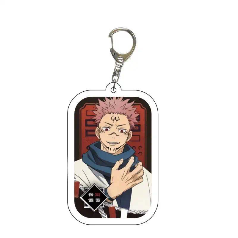 Jujutsu Kaisen Anime Keychain Itadori Yuji Gojo Satoru Cartoon Acrylic Bag Keyring Hanging Móc Khóa In Theo Yêu Cầu, Chất Liệu Mica Trong Suốt In 2 Mặt , Dày 4mm 13 Jujutsu Kaisen Anime Keychain Itadori Yuji Gojo Satoru Cartoon Acrylic Bag Keyring Hanging Móc Khóa In Theo Yêu Cầu, Chất Liệu Mica Trong Suốt In 2 Mặt , Dày 4mm - Ảnh 13
