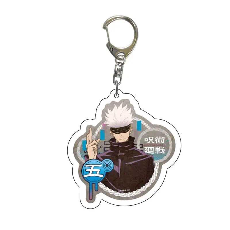 Jujutsu Kaisen Anime Keychain Itadori Yuji Gojo Satoru Cartoon Acrylic Bag Keyring Hanging Móc Khóa In Theo Yêu Cầu, Chất Liệu Mica Trong Suốt In 2 Mặt , Dày 4mm 8 Jujutsu Kaisen Anime Keychain Itadori Yuji Gojo Satoru Cartoon Acrylic Bag Keyring Hanging Móc Khóa In Theo Yêu Cầu, Chất Liệu Mica Trong Suốt In 2 Mặt , Dày 4mm - Ảnh 8
