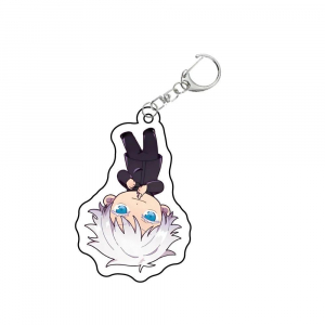 Jujutsu Kaisen Anime Keychain Itadori Yuji Gojo Satoru Cartoon Acrylic Bag Tag Keychain Cos Móc Khóa In Theo Yêu Cầu, Chất Liệu Mica Trong Suốt In 2 Mặt , Dày 4mm